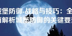城堡防御-战略与技巧：全面解析城堡防御的关键要素