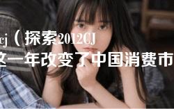 2012cj（探索2012CJ：这一年改变了中国消费市场的关键趋势）