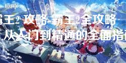 霸王2 攻略-霸王2全攻略:从入门到精通的全面指南 霸王2 攻略-霸王2全攻略:从入门到精通的全面指南