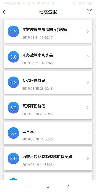 中国地震预警图1