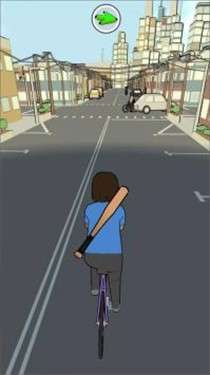 火柴人小巷自行车图1