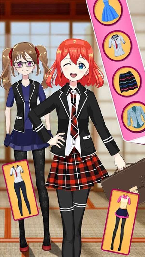 樱色校园女孩图1