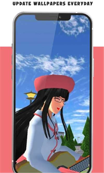 楼花校园可爱壁纸高清图片图2