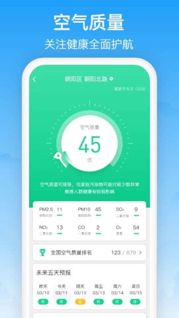 天气预通图2