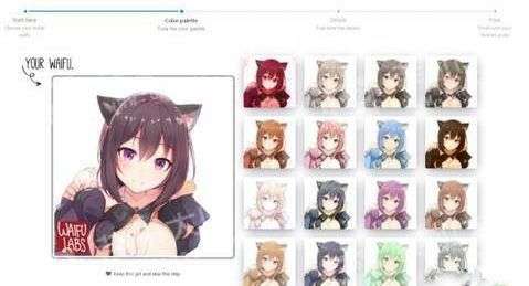 WaifuLabs生成器图1