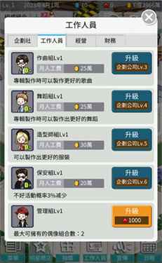 偶像制作人中文汉化版图1