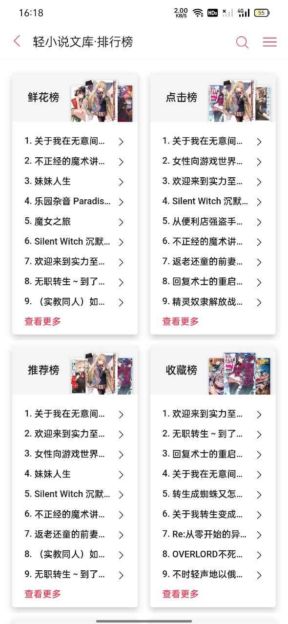 哔哩轻小说网页入口图4