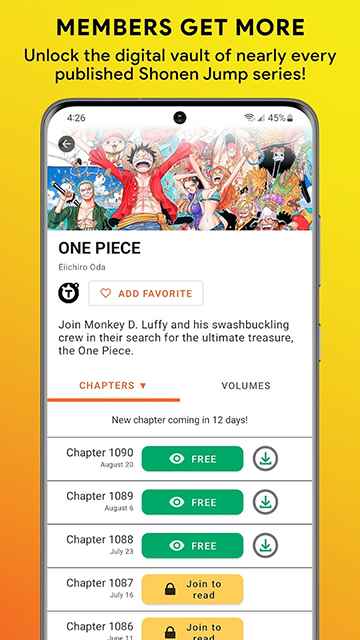 少年jump漫画安卓版图1