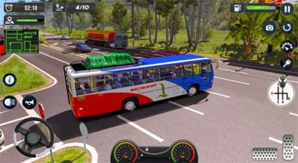 现代大城市巴士Modern Grand City Coach Bus 3D图3