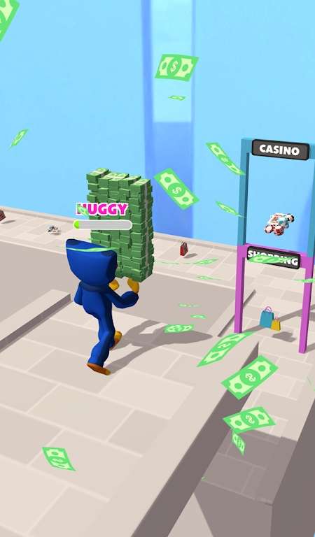 富有的种族金钱赛跑3D图2