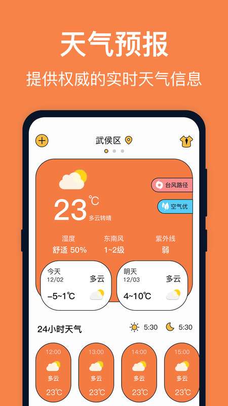 台风天气图2