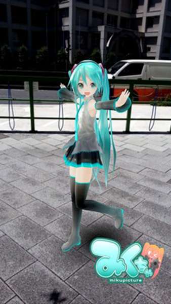 初音未来AR照相机图1