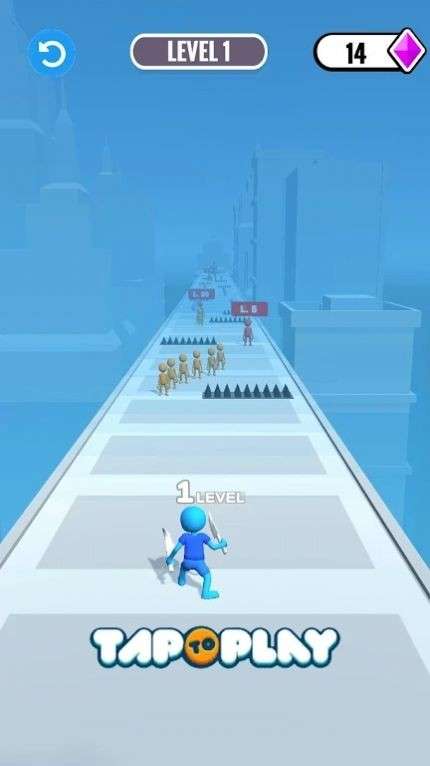 命中敌人跑图5