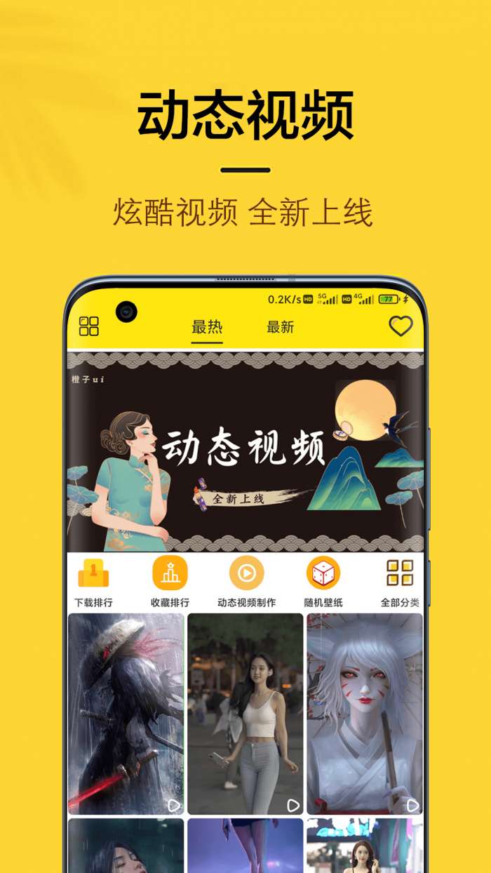 橙子4d动态壁纸图2