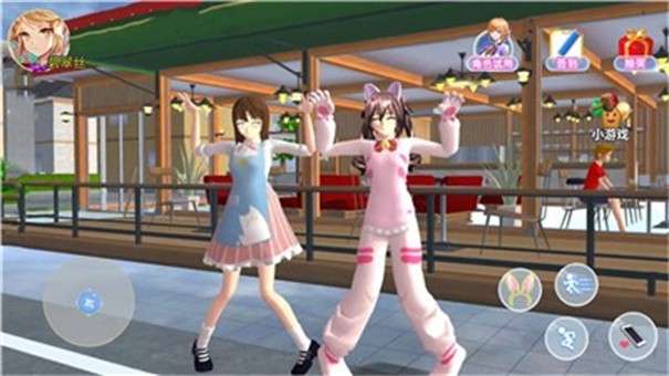 樱花校园粉色少女图2