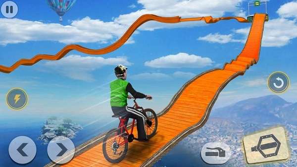 疯狂自行车特技赛3D图1