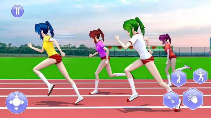 动漫女孩夏季运动会图3