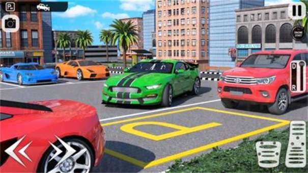 普拉多市停车场汽车3D图1