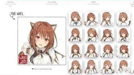 WaifuLabs生成器图2