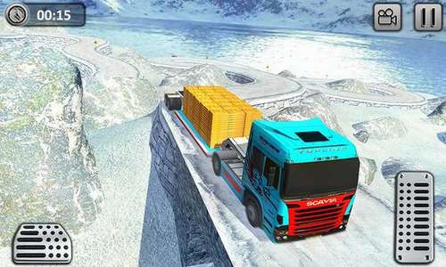 卡车司机泥泞山路图3