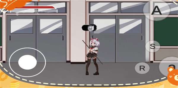 白毛少女大战僵尸图3