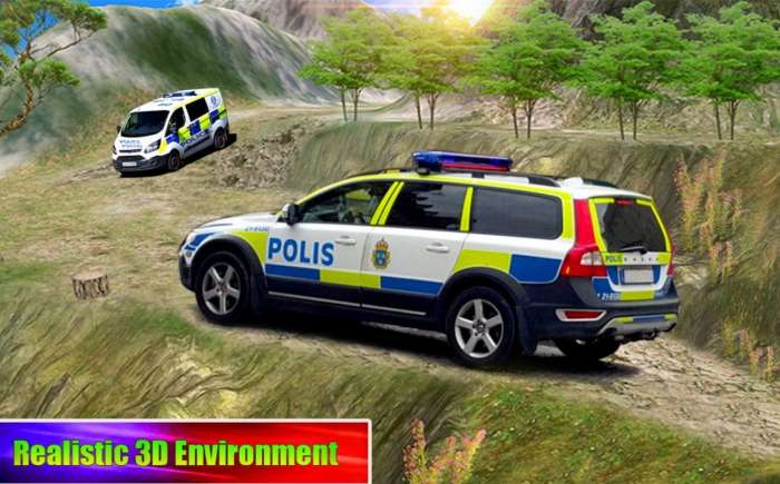 警车驾驶公路越野图1