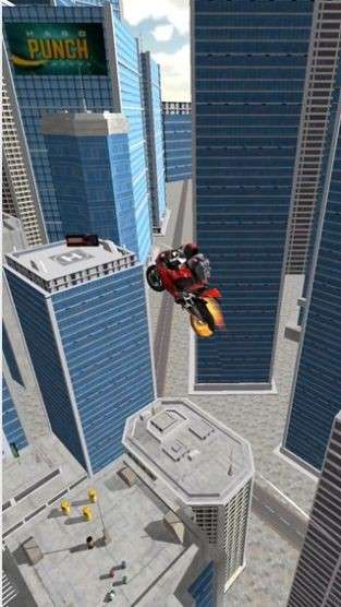 疯狂摩托飞跃城市和谐版图3