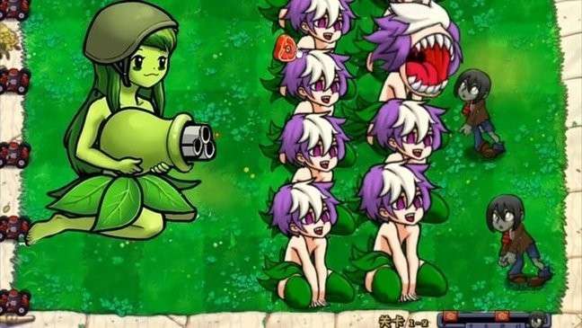 植物大战僵尸娘化版图4