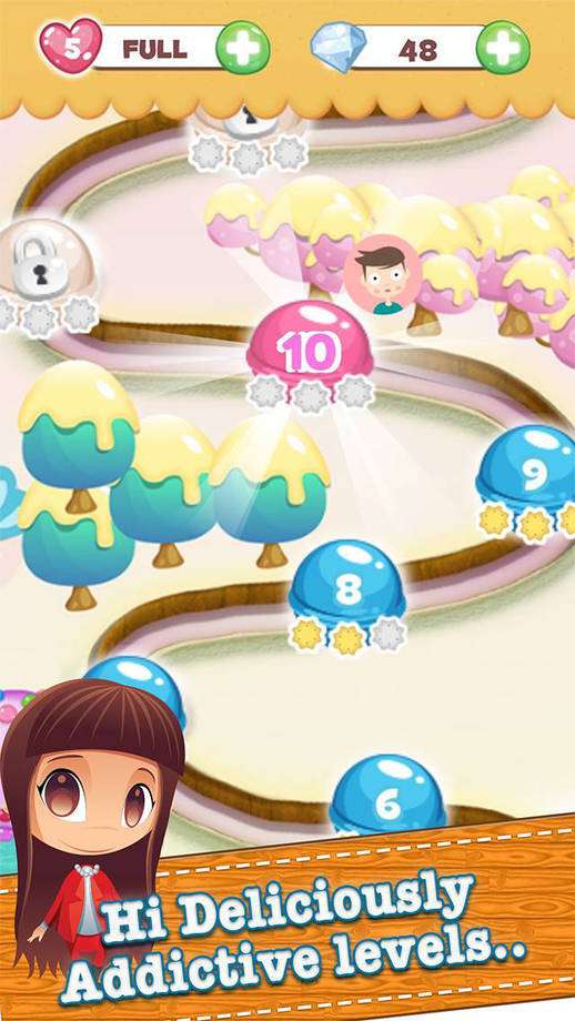 糖果甜果爆炸最新版图2