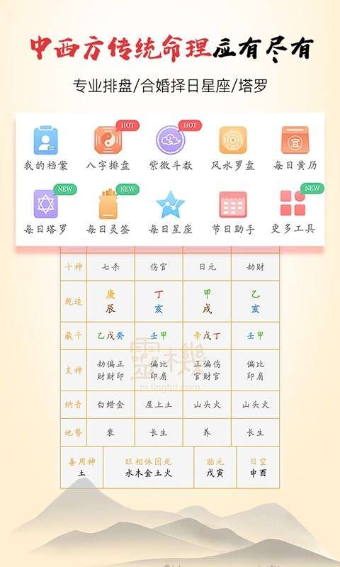生辰八字算命图2