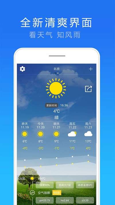 实况天气预报图2