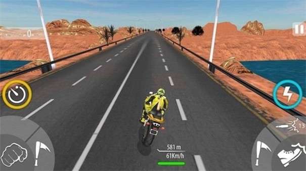 公路摩托真实模拟3D图3