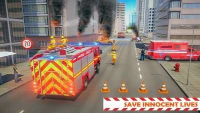 城市消防车模拟图1