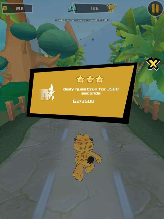 加菲猫欢乐跑图1