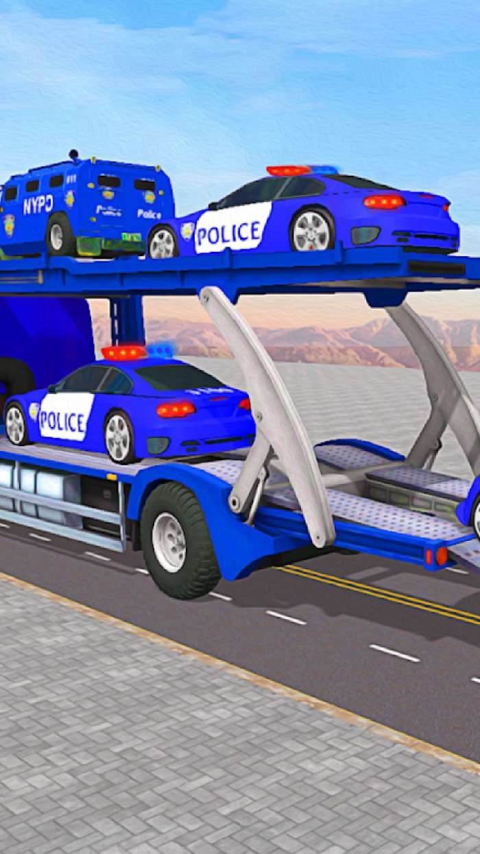 警用货物运输卡车图2