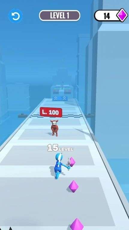命中敌人跑图1