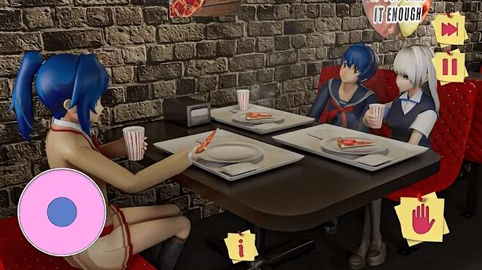 高中动漫女孩3D图4