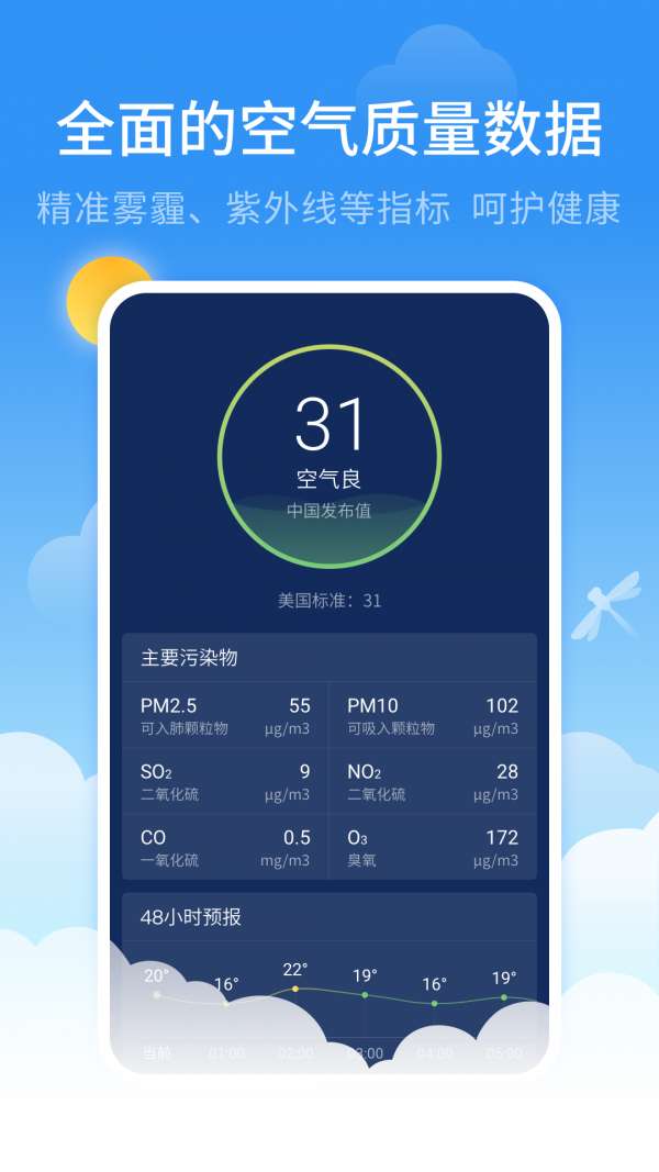蜻蜓天气最新版图2
