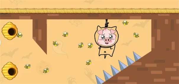 疯狂猪猪画线救援图1