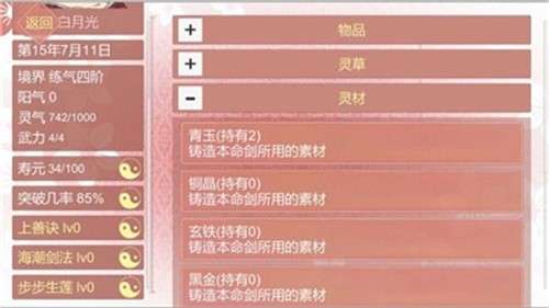 某某宗女修修炼手札游戏图2