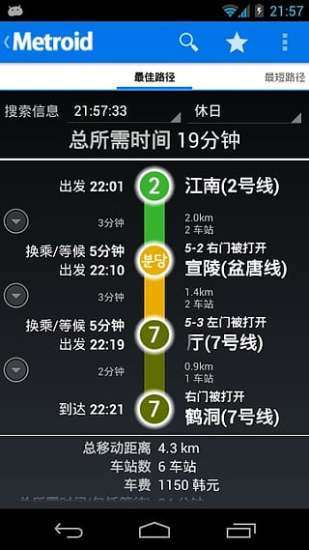 韩国地铁信息HD图1