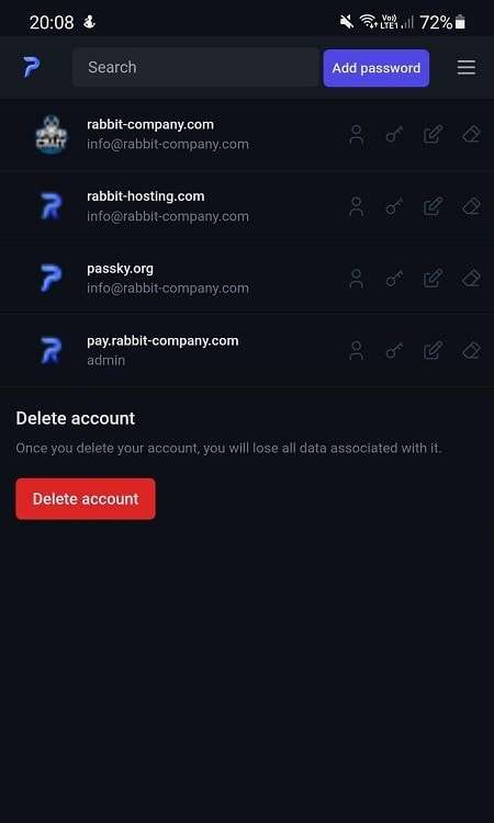 Passky密码管理图2